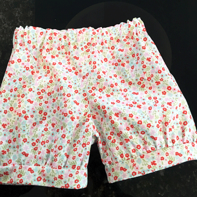 NOS Bundle of THREE Pairs of Vintage top Children’s Shorts Ultra Bright Patterns